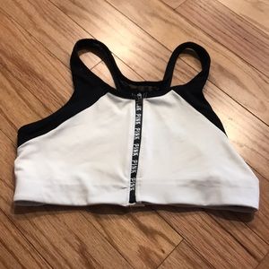 Large white PINK Victoria’s Secret sports bra